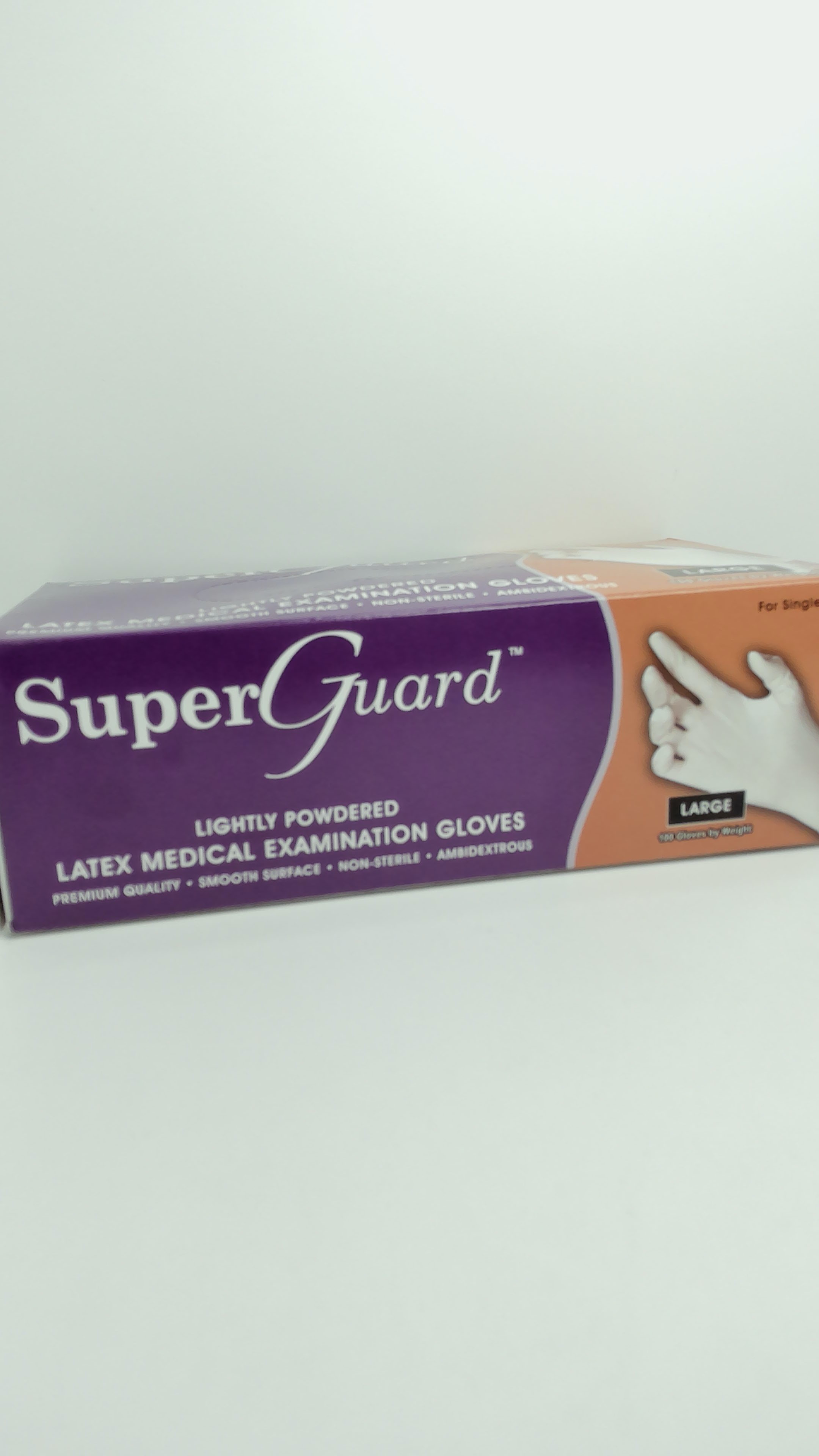 Guantes desechables de Latex Natural, talla L