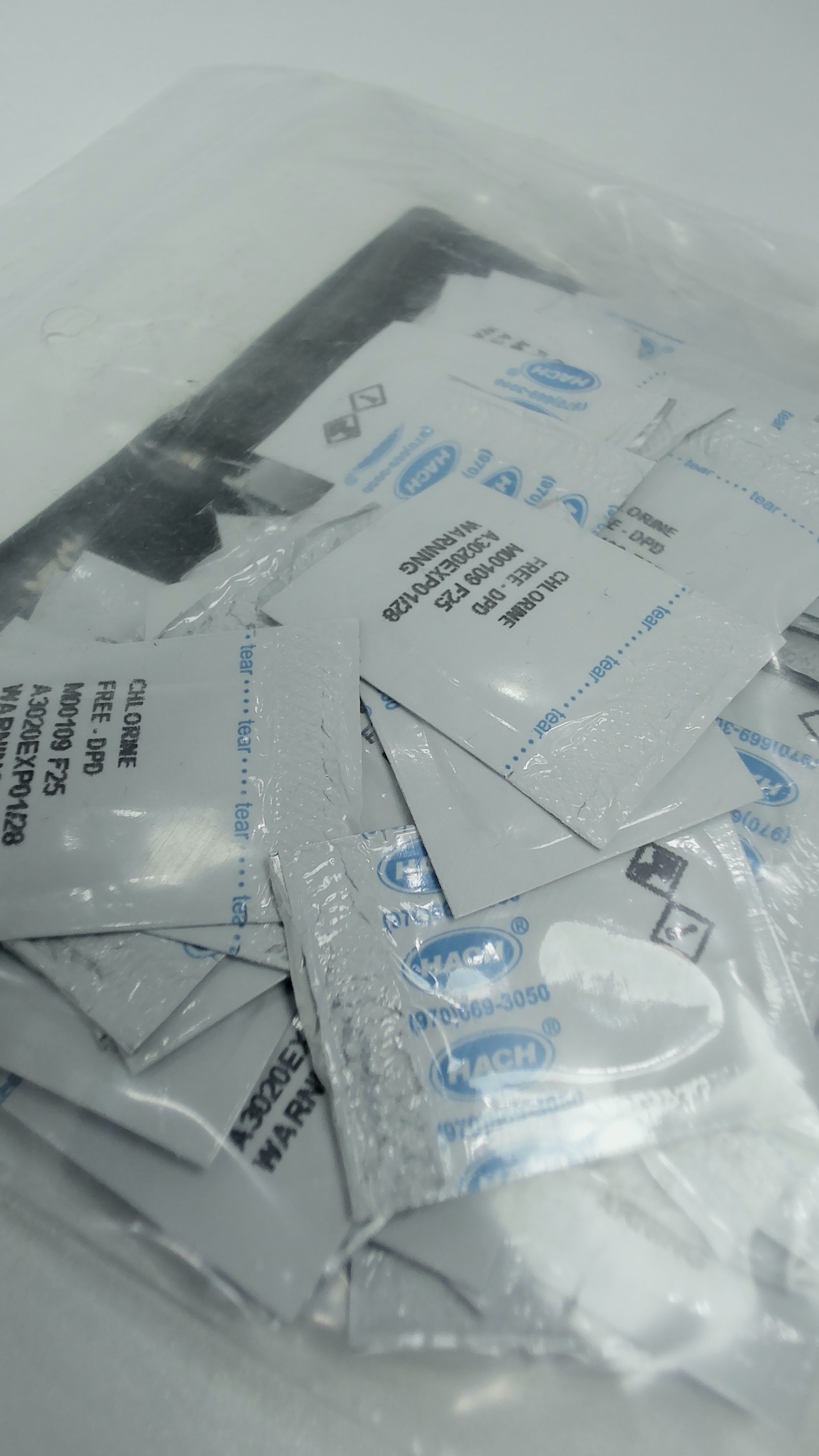 DPD para Cloro Libre muestra de 25ml 