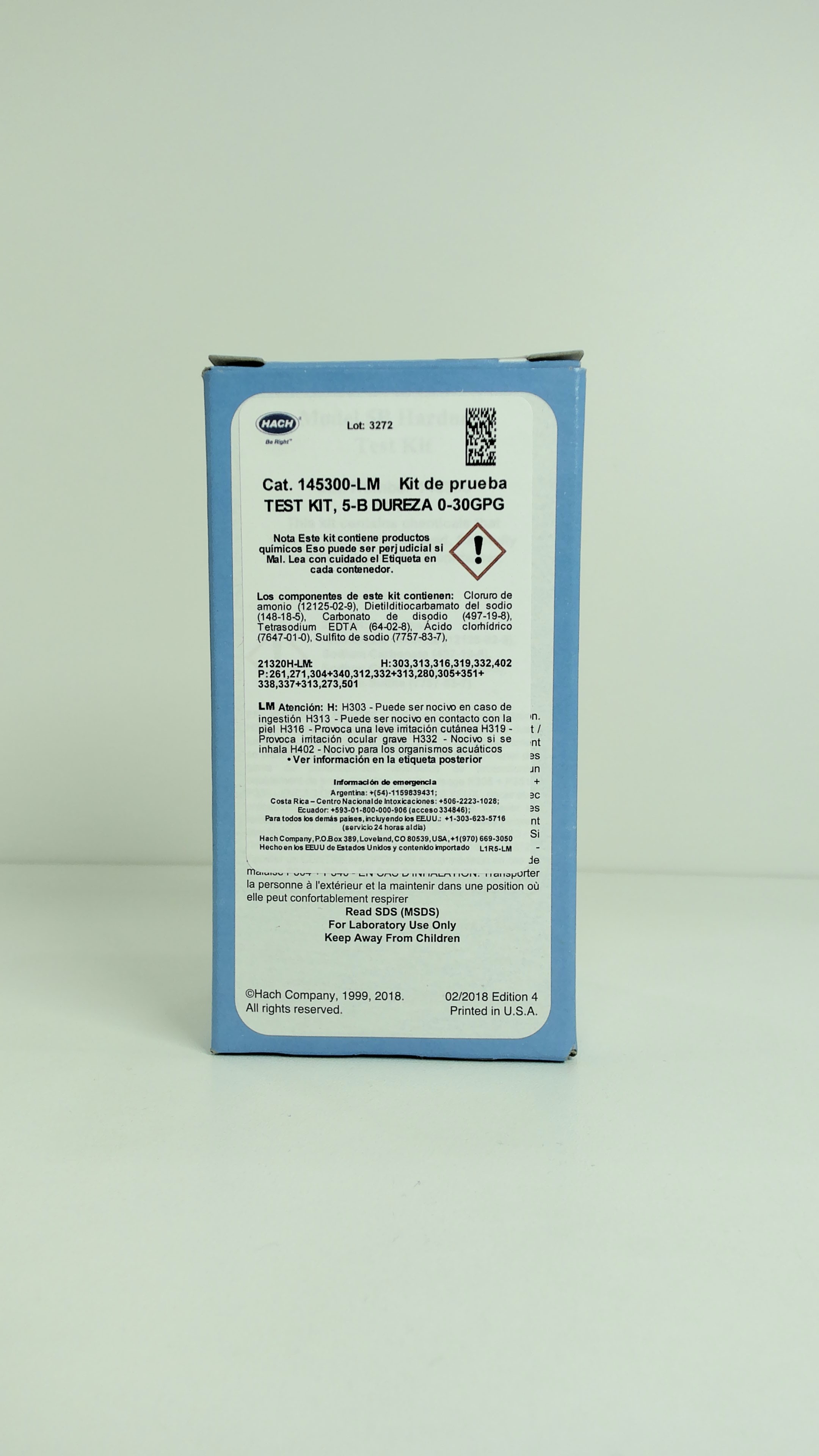 Kit de Dureza, 5-B  HARDNESS  0-30GPG -