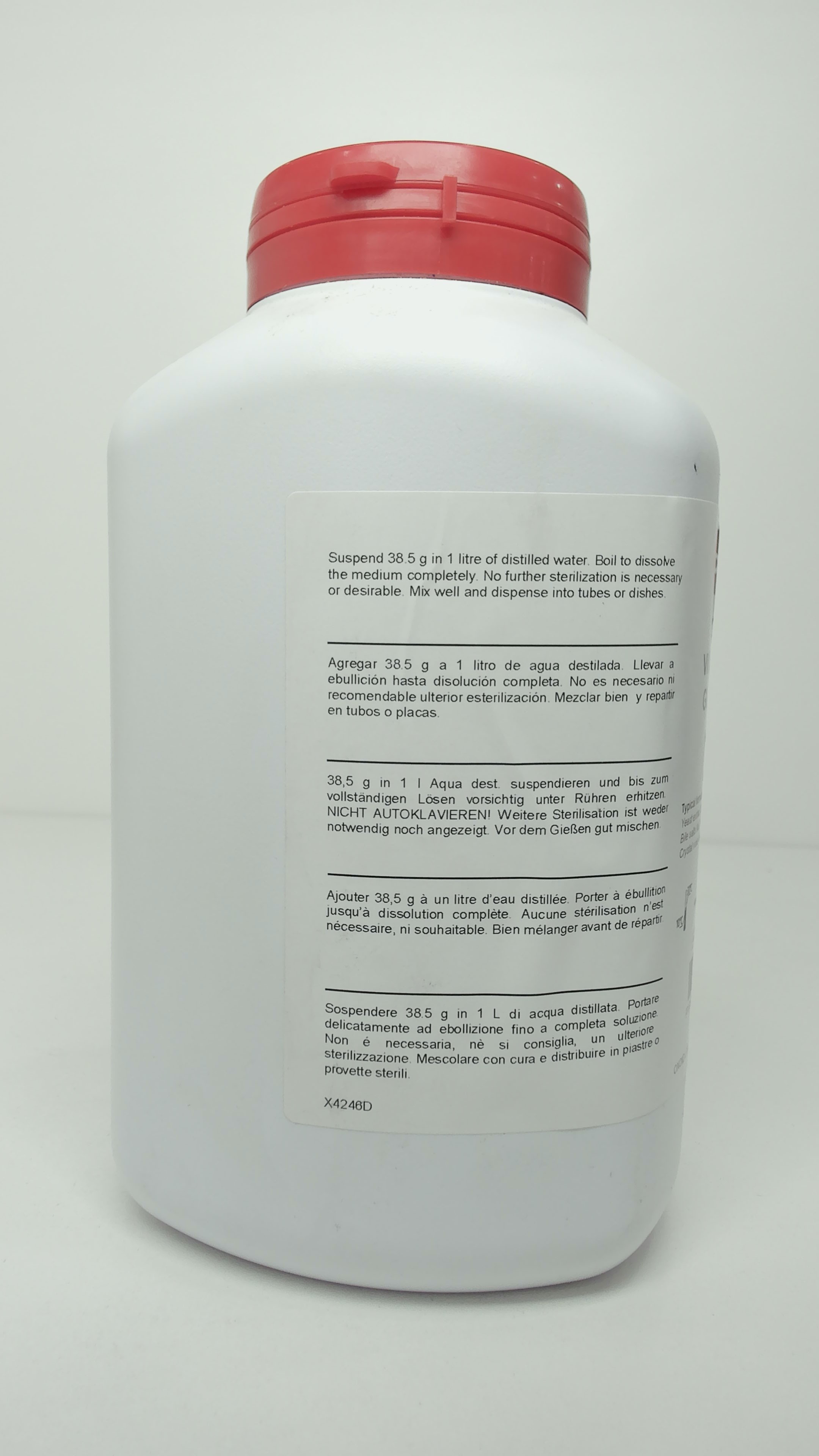 Agar Bilis y Rojo Violeta con Glucosa (Violet Red Bile Glucose Agar - VRBGA)