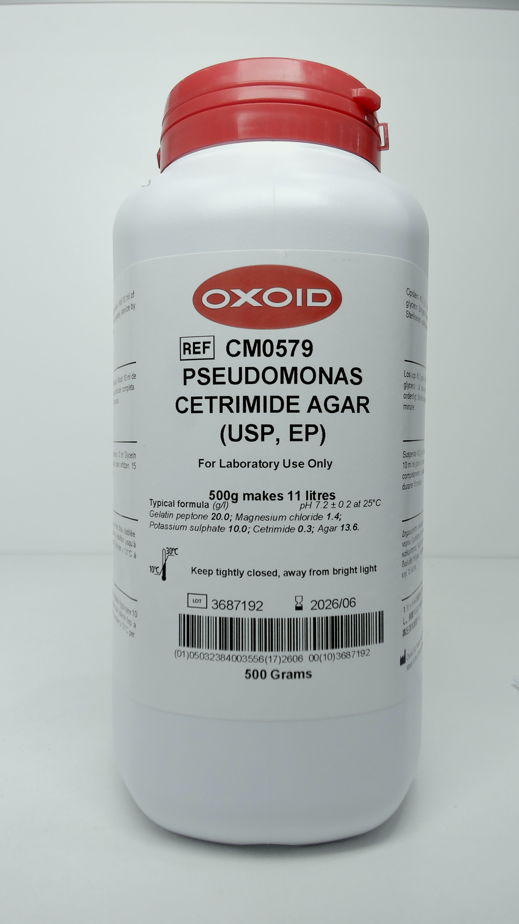 Agar Pseudomonas Cetrimide