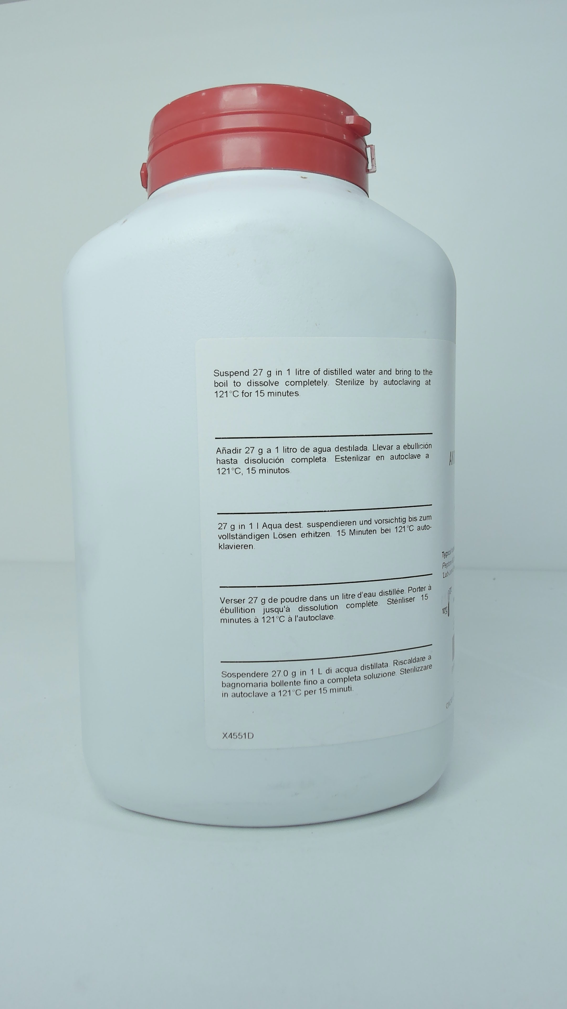 Medio Antibiótico No.1 (Seed agar)