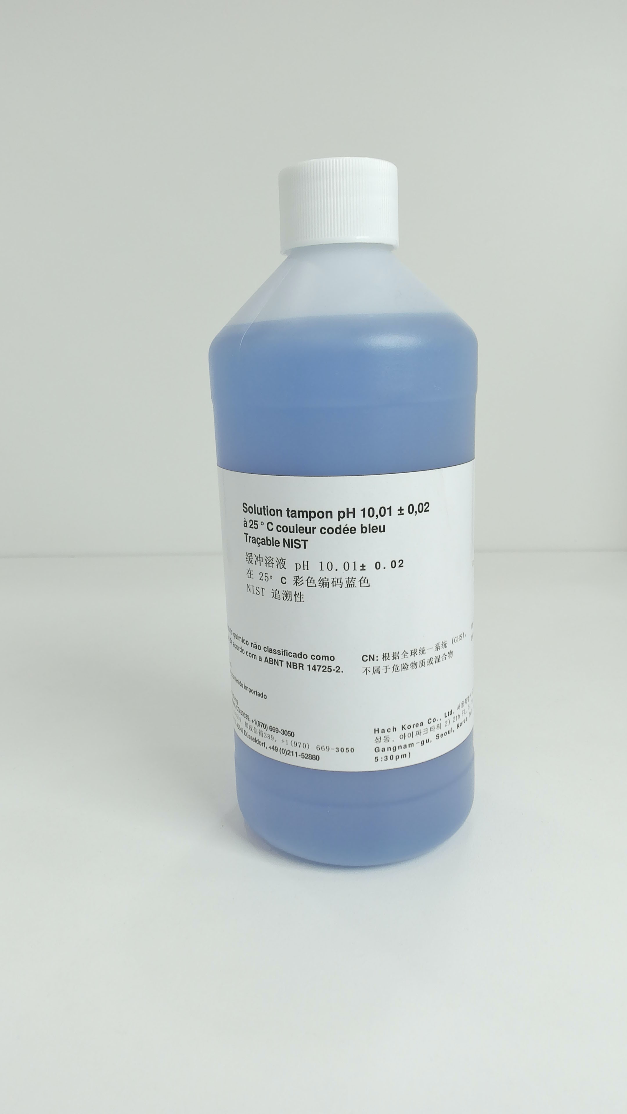 Solución buffer referencia pH 10.01 AZUL, Hach (NIST) (Vida Util < 1 año) -